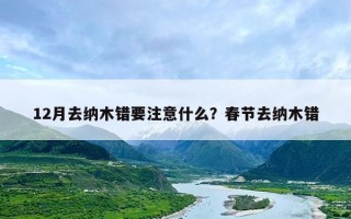 12月去纳木错要注意什么？春节去纳木错