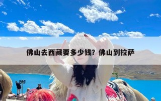 佛山去西藏要多少钱？佛山到拉萨