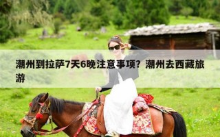 潮州到拉萨7天6晚注意事项？潮州去西藏旅游