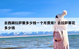 去西藏拉萨要多少钱一个月费用？去拉萨要花多少钱