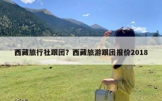 西藏旅行社跟团？西藏旅游跟团报价2018
