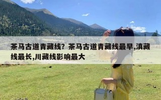 茶马古道青藏线？茶马古道青藏线最早,滇藏线最长,川藏线影响最大
