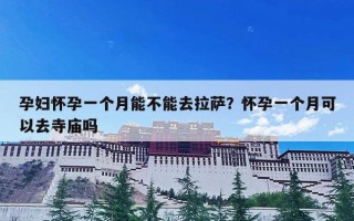 孕妇怀孕一个月能不能去拉萨？怀孕一个月可以去寺庙吗
