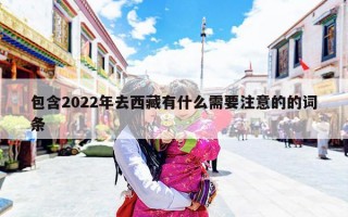 包含2022年去西藏有什么需要注意的的词条