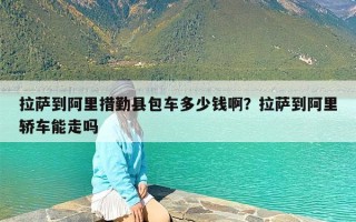 拉萨到阿里措勤县包车多少钱啊？拉萨到阿里轿车能走吗