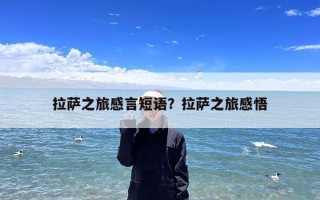 拉萨之旅感言短语？拉萨之旅感悟