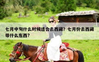 七月中旬什么时候适合去西藏？七月份去西藏带什么东西?