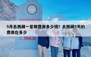 5月去西藏一星期费用多少钱？去西藏5天的费用在多少