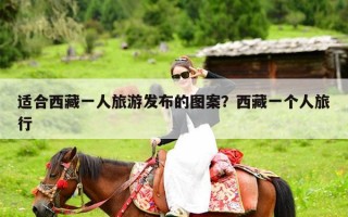 适合西藏一人旅游发布的图案？西藏一个人旅行