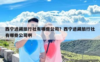 西宁进藏旅行社有哪些公司？西宁进藏旅行社有哪些公司啊