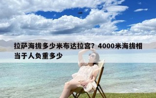 拉萨海拔多少米布达拉宫？4000米海拔相当于人负重多少