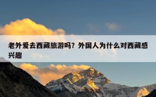 老外爱去西藏旅游吗？外国人为什么对西藏感兴趣