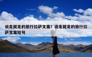 说走就走的旅行拉萨文案？说走就走的旅行拉萨文案短句