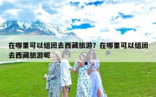 在哪里可以组团去西藏旅游？在哪里可以组团去西藏旅游呢