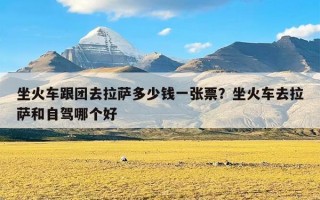 坐火车跟团去拉萨多少钱一张票？坐火车去拉萨和自驾哪个好