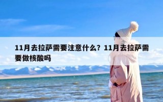 11月去拉萨需要注意什么？11月去拉萨需要做核酸吗