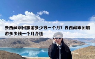 去西藏跟团旅游多少钱一个月？去西藏跟团旅游多少钱一个月合适
