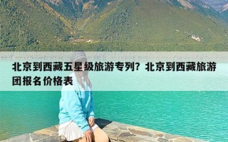 北京到西藏五星级旅游专列？北京到西藏旅游团报名价格表