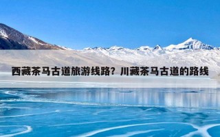 西藏茶马古道旅游线路？川藏茶马古道的路线