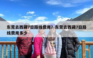 东莞去西藏7日路线费用？东莞去西藏7日路线费用多少