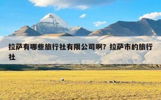 拉萨有哪些旅行社有限公司啊？拉萨市的旅行社