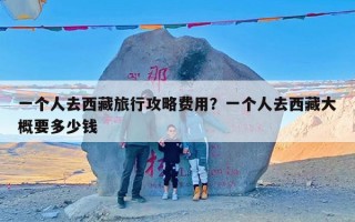 一个人去西藏旅行攻略费用？一个人去西藏大概要多少钱