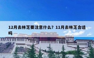 12月去林芝要注意什么？11月去林芝合适吗