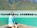 7月去羊湖要注意什么？去羊湖需要准备什么