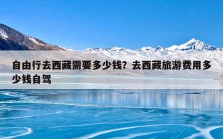 自由行去西藏需要多少钱？去西藏旅游费用多少钱自驾