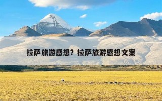 拉萨旅游感想？拉萨旅游感想文案