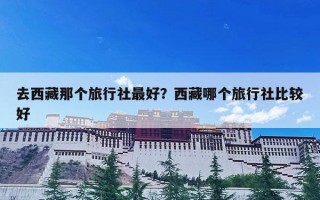 去西藏那个旅行社最好？西藏哪个旅行社比较好