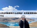 2月去阿里要带什么必需品？去阿里需要准备什么