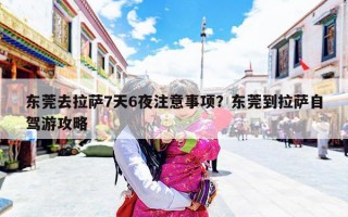 东莞去拉萨7天6夜注意事项？东莞到拉萨自驾游攻略