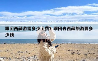 跟团西藏游需多少团费？跟团去西藏旅游要多少钱