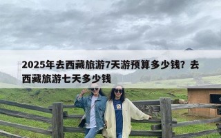 2025年去西藏旅游7天游预算多少钱？去西藏旅游七天多少钱