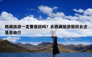 西藏旅游一定要报团吗？去西藏旅游报团去还是自由行