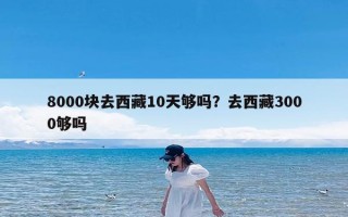 8000块去西藏10天够吗？去西藏3000够吗