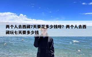 两个人去西藏7天要花多少钱呀？两个人去西藏玩七天要多少钱