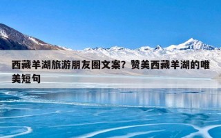 西藏羊湖旅游朋友圈文案？赞美西藏羊湖的唯美短句