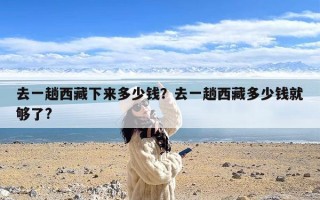 去一趟西藏下来多少钱？去一趟西藏多少钱就够了?