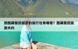 到西藏报团旅游的旅行社有哪些？西藏报团旅游大约