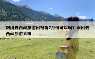 跟团去西藏旅游团报价7月份可以吗？跟团去西藏旅游大概