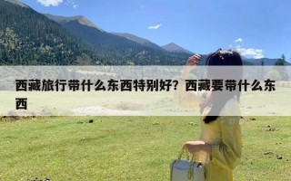 西藏旅行带什么东西特别好？西藏要带什么东西