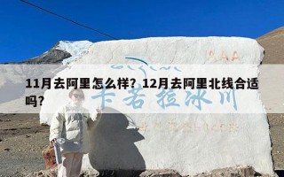 11月去阿里怎么样？12月去阿里北线合适吗?