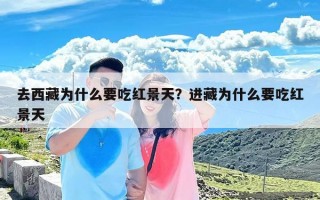 去西藏为什么要吃红景天？进藏为什么要吃红景天