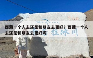 西藏一个人去还是和朋友去更好？西藏一个人去还是和朋友去更好呢
