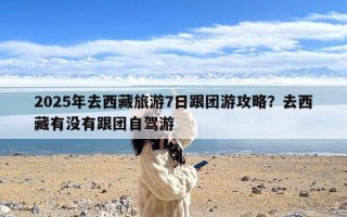 2025年去西藏旅游7日跟团游攻略？去西藏有没有跟团自驾游