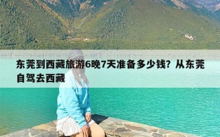 东莞到西藏旅游6晚7天准备多少钱？从东莞自驾去西藏