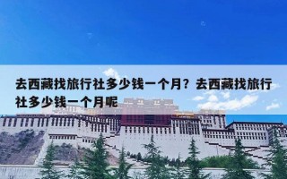 去西藏找旅行社多少钱一个月？去西藏找旅行社多少钱一个月呢