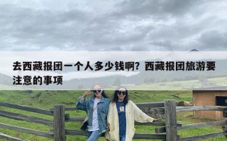 去西藏报团一个人多少钱啊？西藏报团旅游要注意的事项